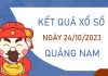 Dự đoán XSQNM 24/10/2023 chốt số giải 8 Quảng Nam