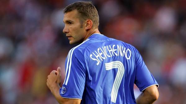 Số áo Shevchenko ở Chelsea Số áo Shevchenko ở Chelsea