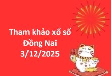Tham khảo xổ số Đồng Nai 3/12/2025