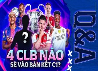 Tin C1: 4 ông lớn hội tụ bán kết, Real Madrid gục ngã